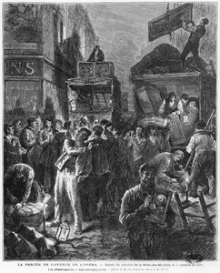 1876年10月15日、ビュートデムーラン大通りの建物 作： Frederic Theodore Lix